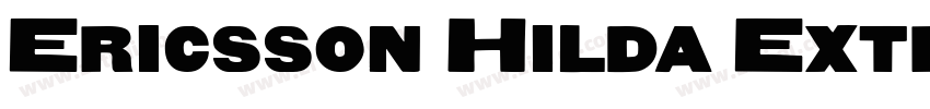Ericsson Hilda Extra字体转换